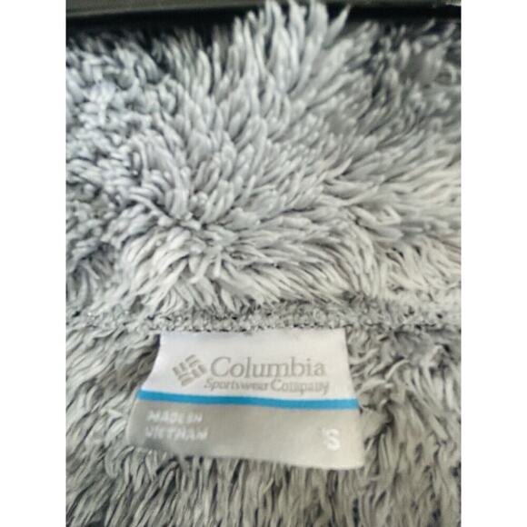 Columbia (S) Jacket Womens Size Small Gray Cloudy Day Full Zip Fleece Sweater - Picture 2 of 7
